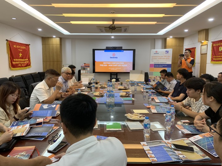 VCC phối hợp Bestmix tổ chức Workshop cập nhật các giải pháp vật liệu chống thấm mới nhất